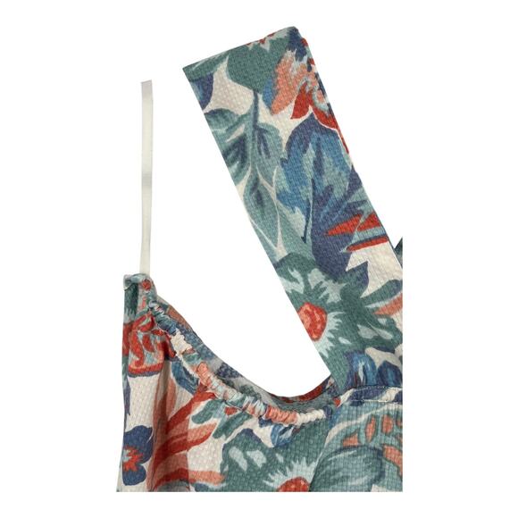 Faherty dress Bay Twist sleeveless halter midi floral size X-Large XL - Picture 3 of 8